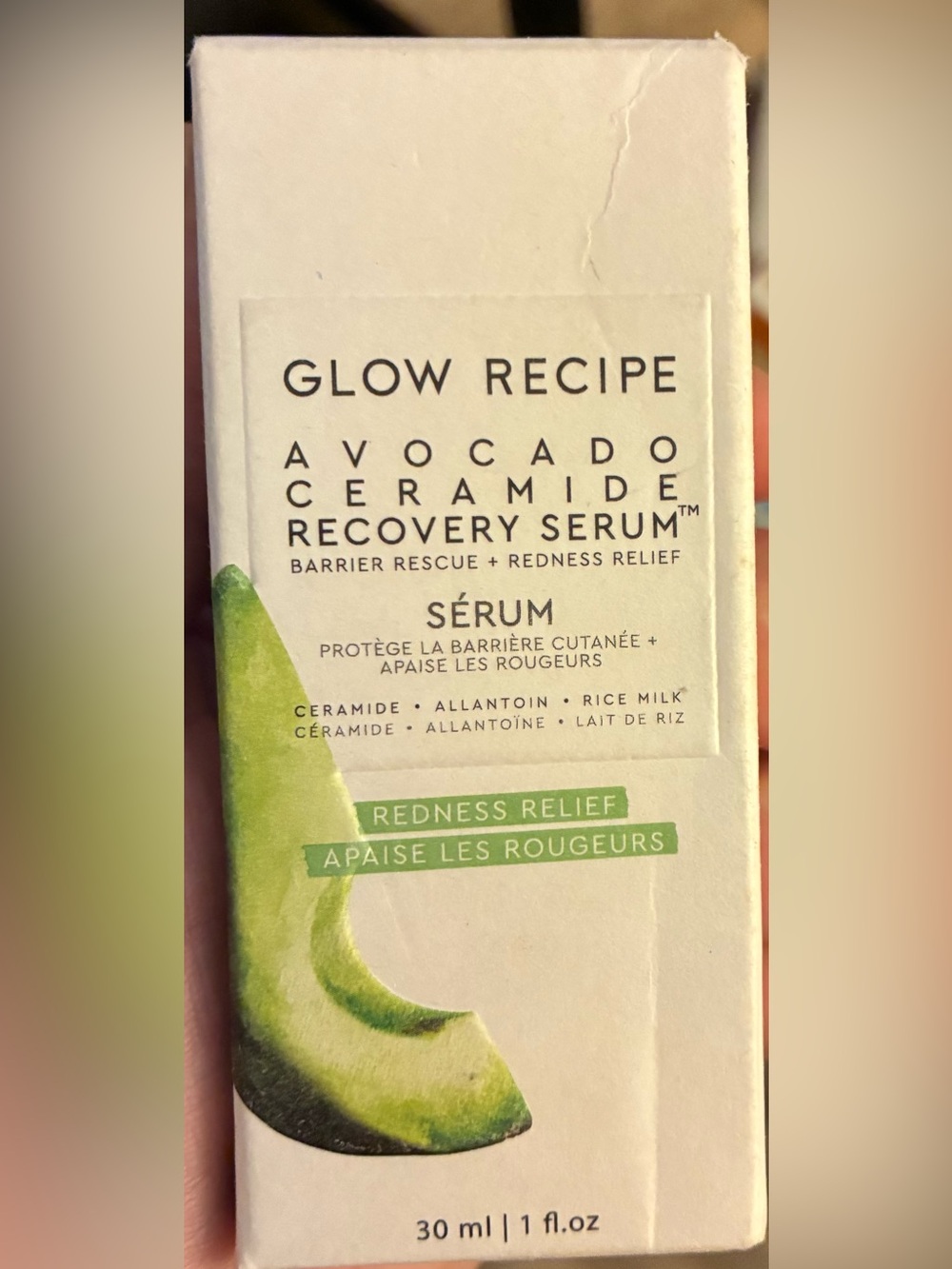 Glow Recipe Avocado Ceramide Recovery Serum 1 oz 30ml Skin Barrier NEW